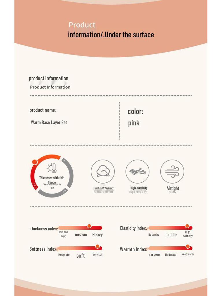 Women's Modal Thermal Underwear Set