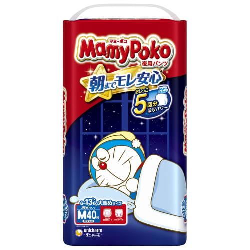 

[Old item] [Pants M size] MamyPoko Night pants Doraemon diapers (6~13kg) 40 pieces