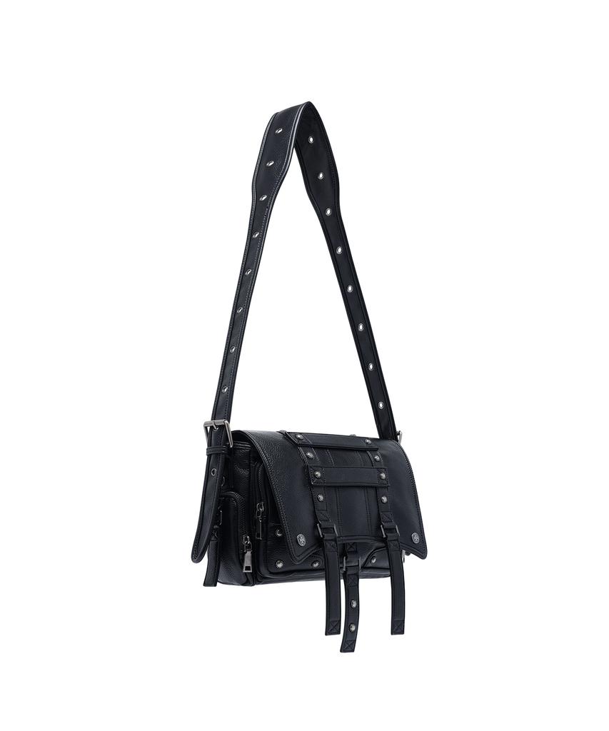 Opus 0012 Op. 10Vlad Studded Cross Bag Black