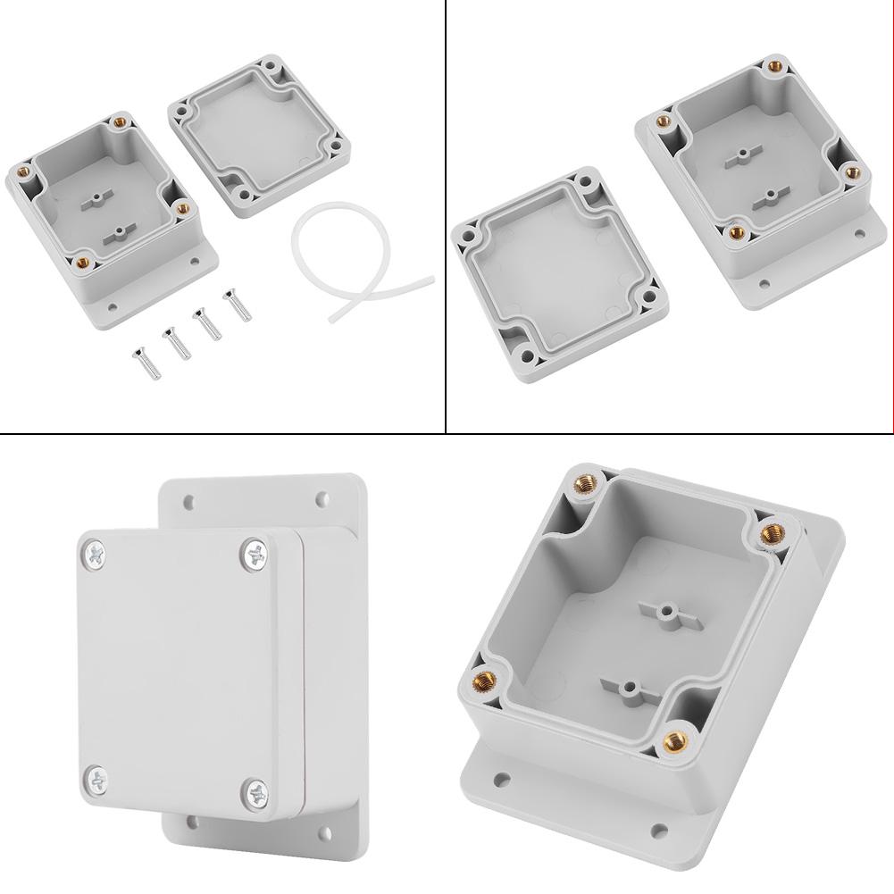 Junction Box Connection Box Water Resistant IP65 ABS Electrical Project Box Enclosure Instrument Case Wiring Connection Box