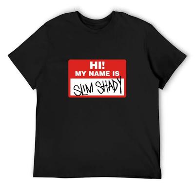 My Name Is Slim Shady T-Shirt Animal Prinfor Boys Anime Tshirt Plain Mens Designer Clothes