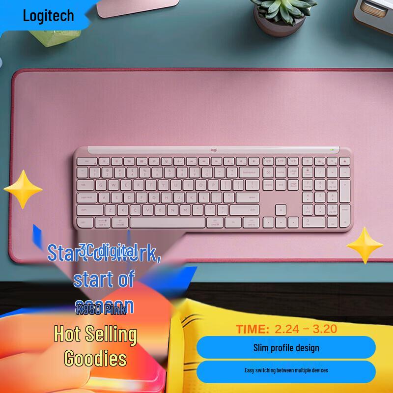 

Logitech K950 Wireless Bluetooth Keyboard