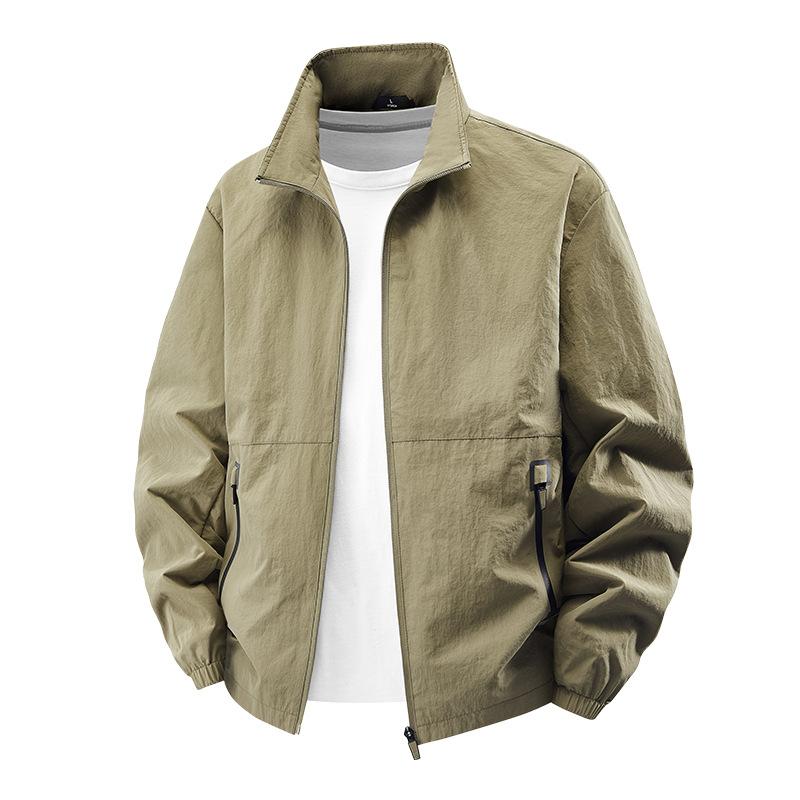 New Spring and Autumn Outdoor Jacket Business Stand Collar Jacket Sports Casual Versatile Men's Jacket