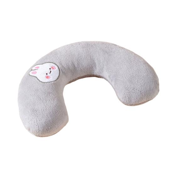 

Подушка для кошек, живущих в помещении, мягкая, пушистая, успокаивающая подушка для кошек, полупончик, подушка для сна в форме буквы U, кровать для защиты шеи кошки M Rabbit