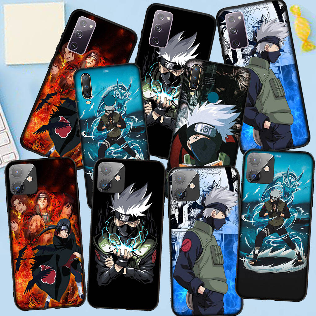 Handyhülle für iPhone 17 15 16 Plus Redmi Note 14 12 11 13 Pro Max Huawei P30 P20 Lite OPPO A60 A40 A80 A18 A16 A54 Kakashi Anime Itachi Naruto Hülle