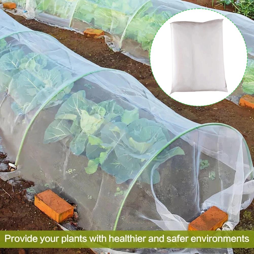 Garden Insect Mesh Netting 10ft x 48ft Ultra Fine Plant Covers for Garden Greenhouse Mosquito Net Pest Barrier for Plants Fruits