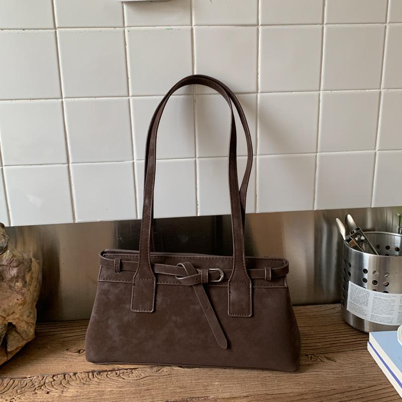 Retro bag women's large capacity 2025 new autumn and winter versatile casual shoulder bag premium texture commuter tote bag