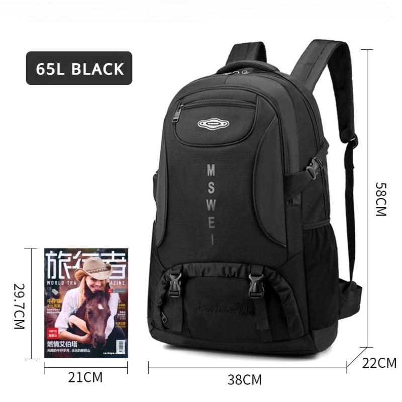 2024 New Outdoor Travel Backpack 50L/65L/85L Large Capacity Duffle Bag High Quality Oxford Waterproof Breathable Travel Bag Business Trip Hiking Bag