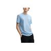FILA Original Cool Silk Soft Dry Comfortable Short Sleeve T-Shirt Men Tops Cashmere-Blue F11M529108F-LB
