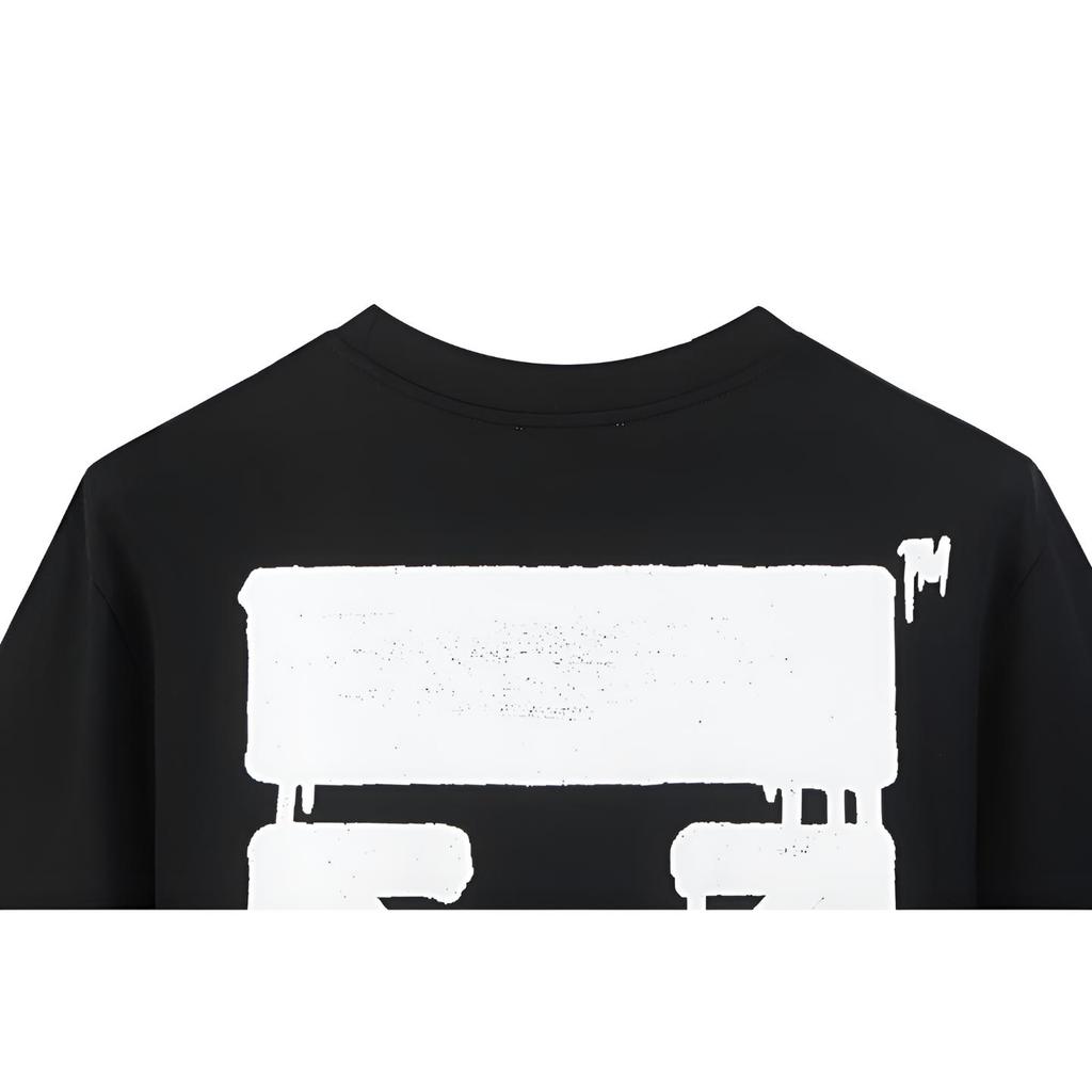 Off-White Classic White Ink Graffiti Fashion Light Luxury Trendy Versatile T-Shirt Unisex T-Shirt OFFTE03ILOGMQ