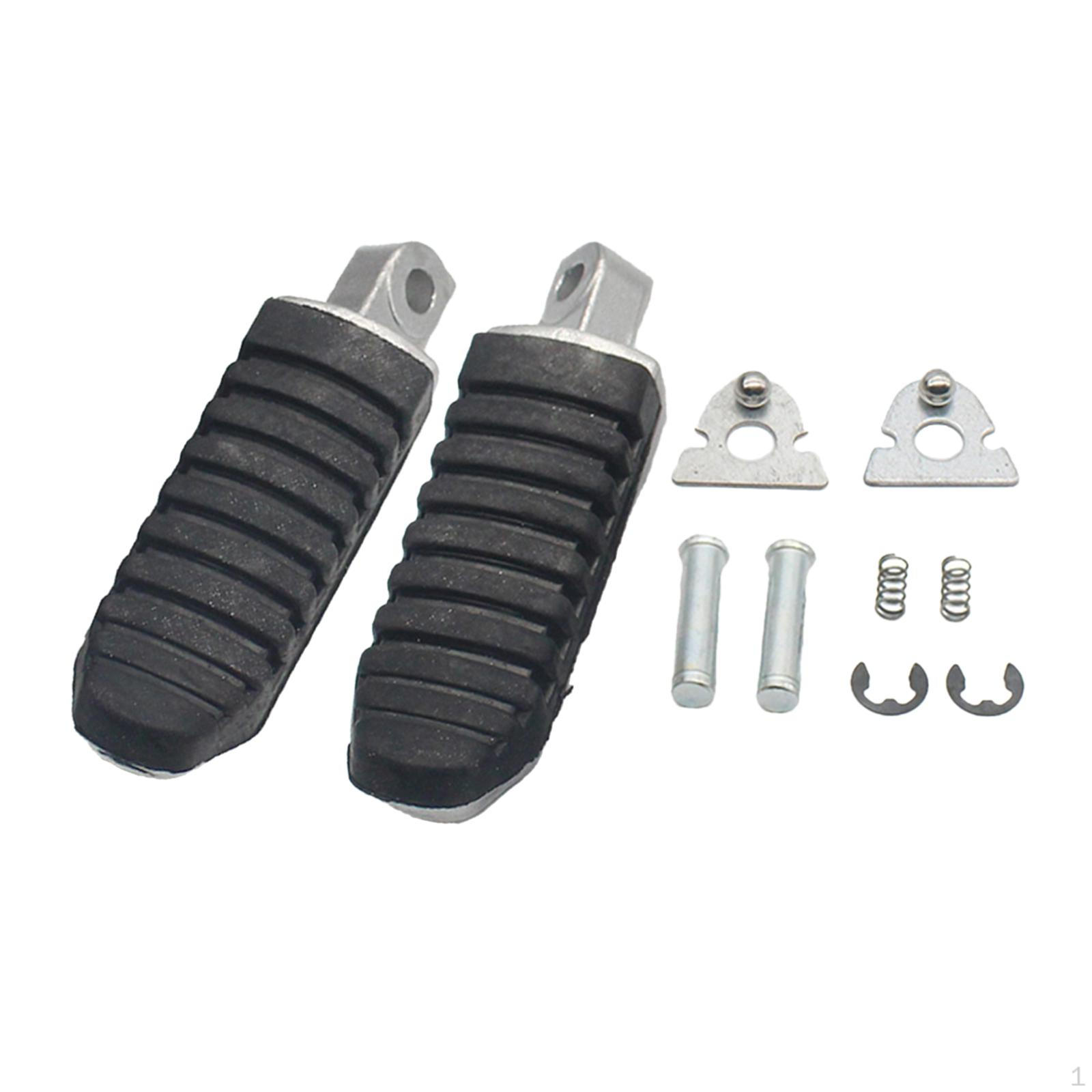 1 paar Motorcycle Foot Pegs Rest Pedals Fit for DL650F 1400, Easy to Install Rear