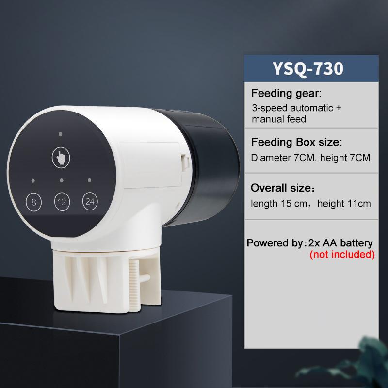 

Автоматическая кормушка для аквариума Интеллектуальная кормушка с таймером Кормушка для аквариума для золотых рыбок Большая вместимость Черепаха Умный ЖК-дисплей Дозатор