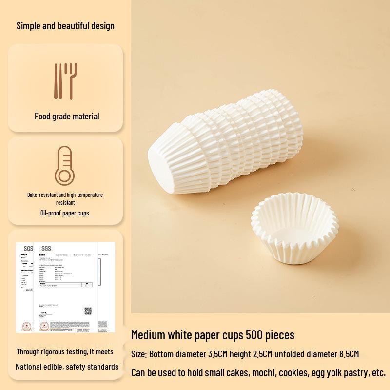 

Snowy Niang High-Temperature Resistant Mooncake and Muffin Baking Mold with Disposable Paper Holder.