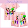Sprunki Print Zomer Kinder Pyjamaset Voor Jongens Meisjes Katoen Casual Cartoon Loungewear Tweedelig Pak Voor Kinderen