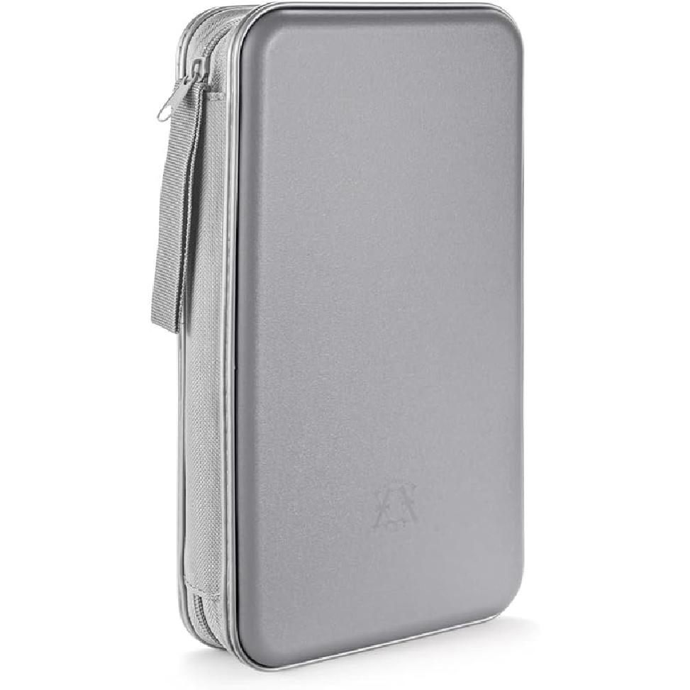 DVD Case, 96 Capacity CD Case Portable CD Holder Storage Hard Plastic DVD Wallet Holder Organizer For Car