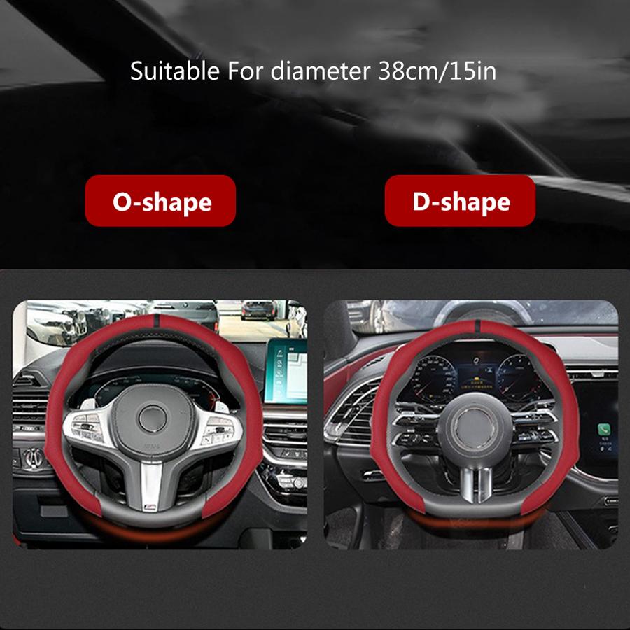 Breathable Car Steering Wheel Cover Booster Protective Cover For Honda Accord Civic Fit CRV HRV Jazz Odyssey Car Accessories