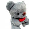 Teddy Bear Plush Toy For Valentine's Day Unique Teddy Bear With Rose 25 Cm