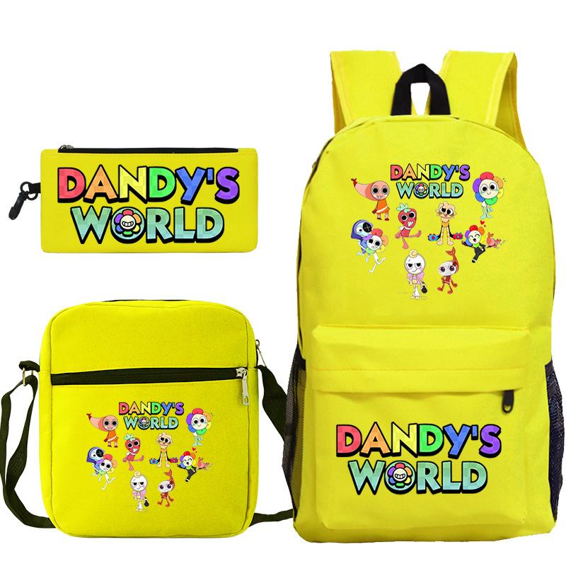 New Dandy's World Game Merchandise Cartoon Print Children's Backpack Cross-border Large-capacity Student Schoolbag