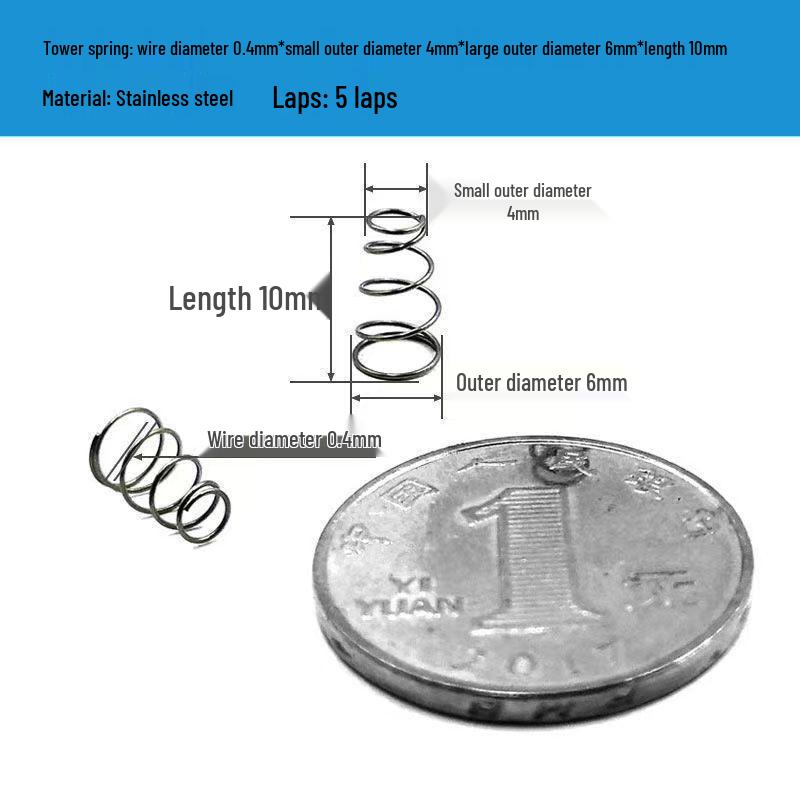 Belleville 304 Stainless Steel Compression Spring with High Elasticity