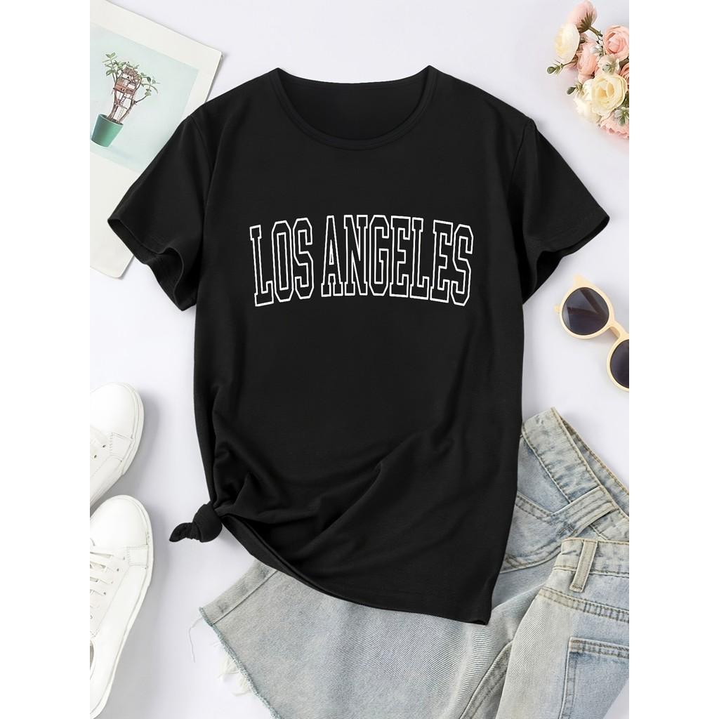 

Los Angeles Printed Crew Neck Sports T-Shirt XXL чорний