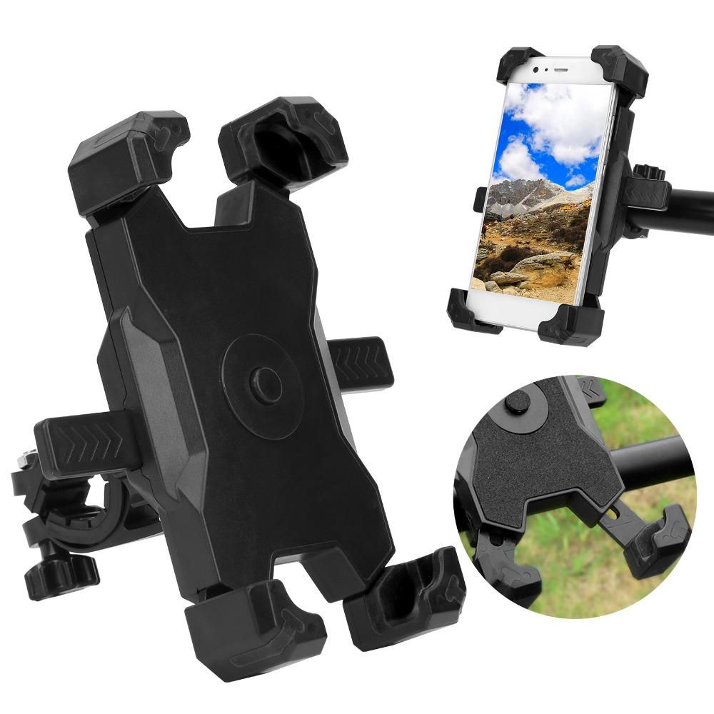 One Key Lock E-bike Phone Mount Fits 3.5-6.8 Inches Cycling Navigation Bracket  Bike Handlebar