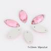 Round Multi-Faceted Acrylic Rhinestones: Double-Hole, Flat-Back Jewelry Accessories