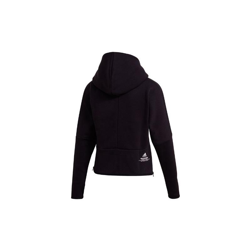 adidas ZNE Hoodie with Drop Shoulders Women Jackets Black GM3275