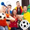 Creatieve Voetbalstickers Sportstickers Decoratieve Stickers voor Voetballiefhebbers en Fans Voetbalwedstrijd Aanmoedigingsstickers