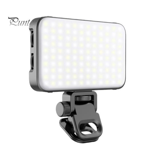 

Светодиодный заполняющий свет с регулируемым кронштейном, сверхъяркий, компактный, портативный, перезаряжаемый, заполняющий свет, светильник для селфи с мягким рассеивателем чёрный