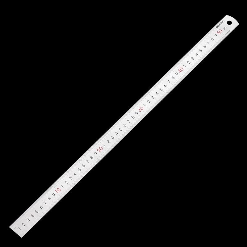 Deli 50cm Stainless Steel Ruler