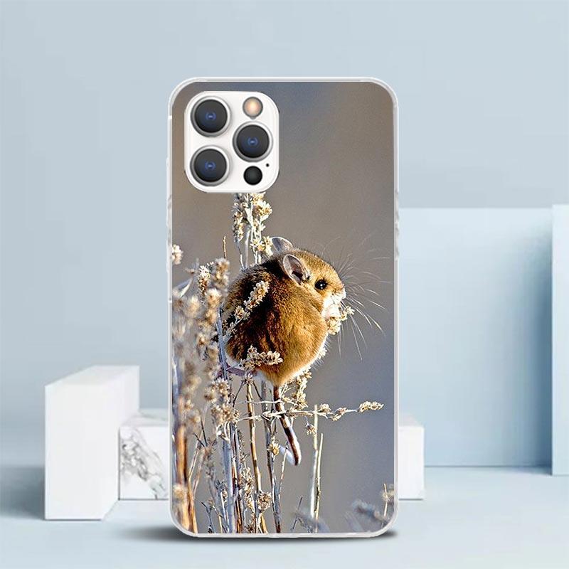 Cute Lovely Pet Hamster Phone Case For IPhone 16 17 Air 16E 15 14 Plus 13 Mini 12 11 Pro Max 7 8 + SE 2020 Soft TPU Back Cover 1