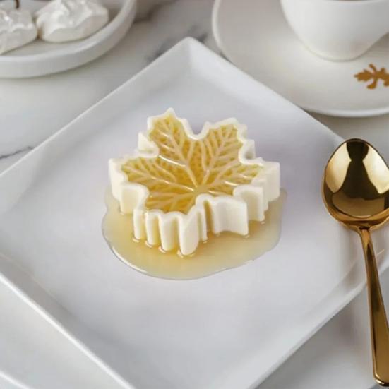 Lotus Rose Ginkgo Leaf Silicone Mold DIY Mousse Cake Chocolate Pudding Mold Non-Stick Baking Pan for Candy Jelly