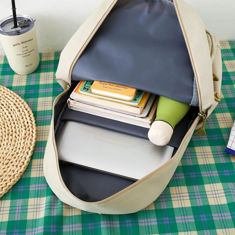 Korean Style Junior High School Students High School Students School Bags Large Capacity Men's Backpack Fashion Trend Casual Backpack