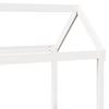 Daybed with Canopy White 80 x 200 cm Solid Pine Wood