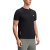 Fila Fitness Fashion Casual Solid Color Short Sleeve T-Shirt Men Tops Deep-Black A11M521127ABK