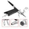Yusat Multipurpose 2-Cup Side-Feed Spray Gun with Trigger for Airbrush Art Painting, 166