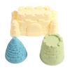 Summer Toys Beach Sand Toys Set Yellow Castle Bucket Play Sand Set  Funny Gifts