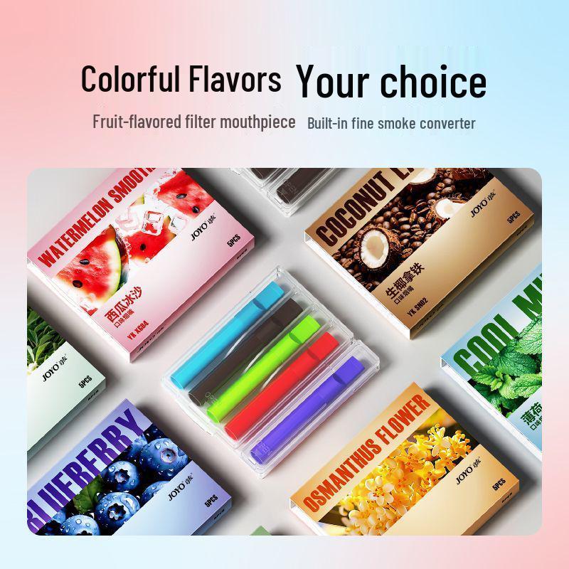 JOYO Fruit Flavor Dual-Use Mouthpiece: Anxiety Relief & Refreshing Quit Smoking Aid