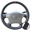 Car Accessories Hand-Stitched Black Non-slip Microfiber Leather 2004-2011 Steering Wheel Cover For Hyundai Elantra