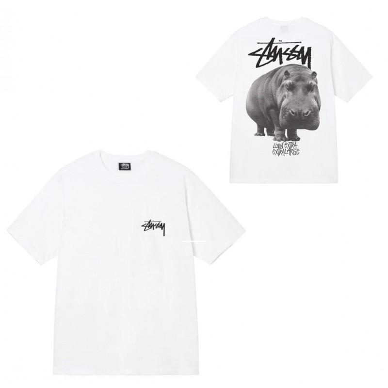 Camiseta de Algodón Streetwear para Hombre y Mujer Corte Holgado Manga Corta Camiseta Gráfica Casual Unisex Cuello Redondo