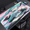 Podložka pod myš Hatsune Miku - Protiskluzová gumová základna, Hladký povrch pro práci, Hraní her, Kancelářské a domácí použití, Stolní podložka pod myš