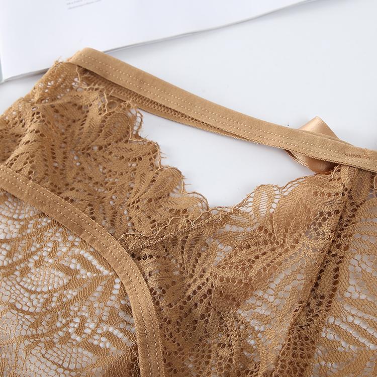 Women's Panties Sensual Erotic Exotic Sexy Panties See-through Lace Hollow Comfortable Women Underwear