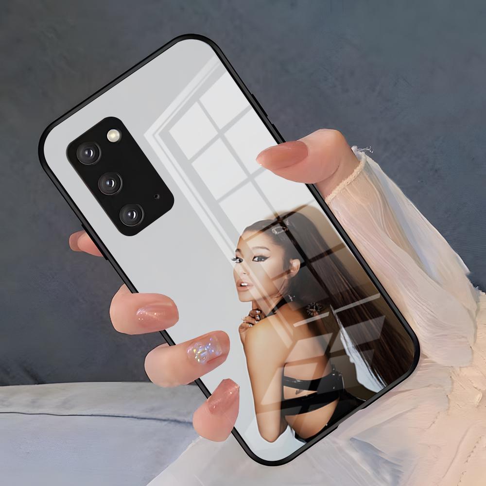 Singer Ariana Grande Phone Case For Samsung A25 A13 A33 5G A54 A36 A35 A56 A52 A14 Shockproof Glass Cover