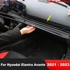 For Hyundai Elantra Avante    Car Center Console Dashboard Air Condition Vent Outlet Cover Trim Interior Accessories