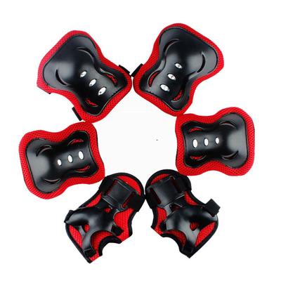 1/6Pcs Kids Protective Gear Set Knee Elbow Pads Wrist Guards For 3-15 Years Skateboard Cycling Skating Scooter