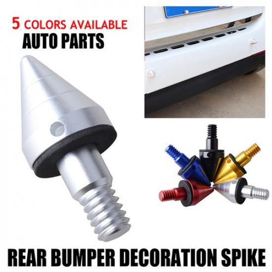 Silver Fits Smart Fortwo 07-15 Front/Rear Bumper Protector Spike Guard Protector