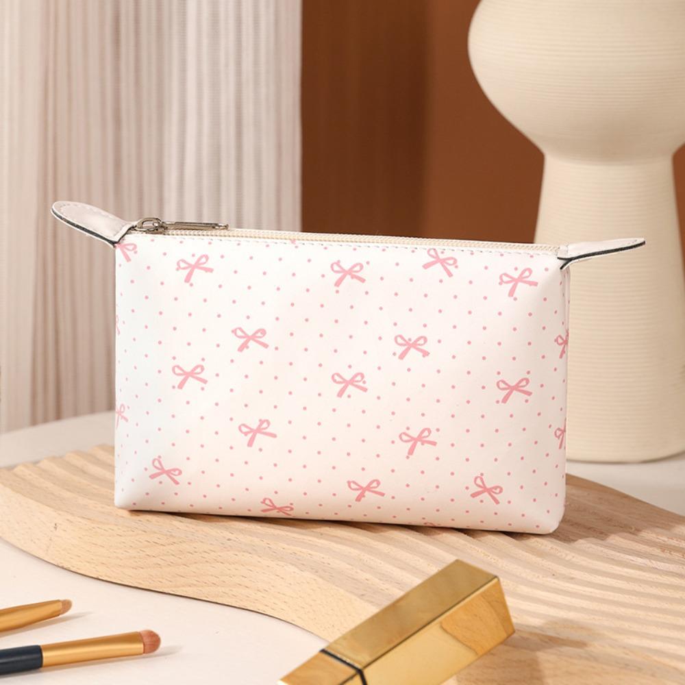 Neue PU Kosmetiktaschen Wasserdichte Tragbare Kulturtaschen Große Kapazität Langlebige Make-up Tasche Damen