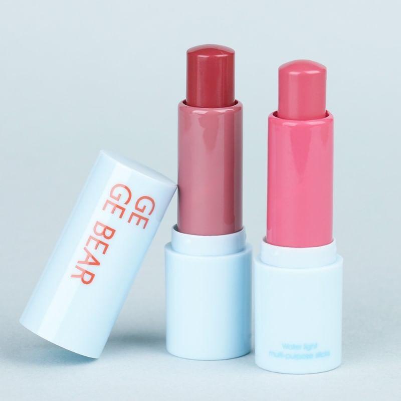 Gege Bear - Multi Purpose Watery Blusher Lipstick - 1-3