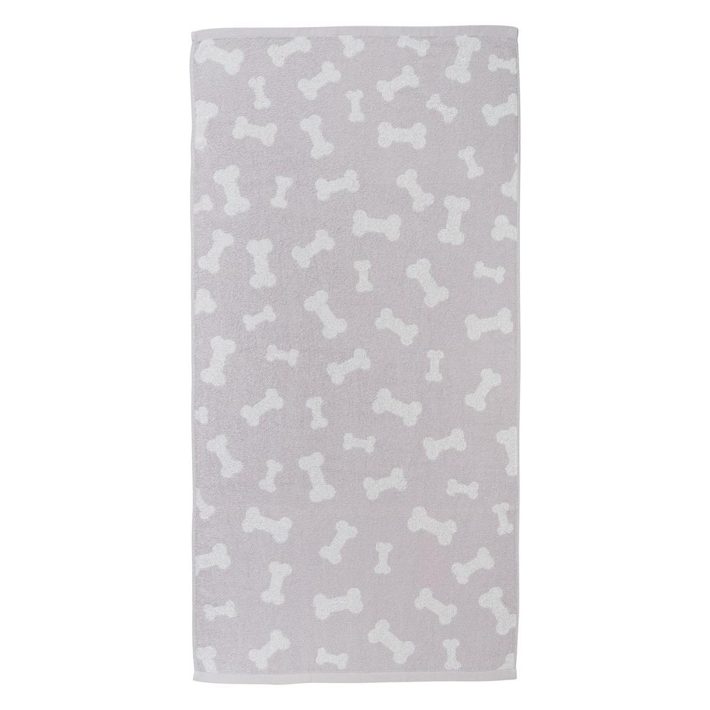 Marushin Bath French 0765000700 "Wonderful Peace" Towel, Bulldog, Dog, Cat, Cute, Antibacterial, Odor-Resistant, 100% Cotton,