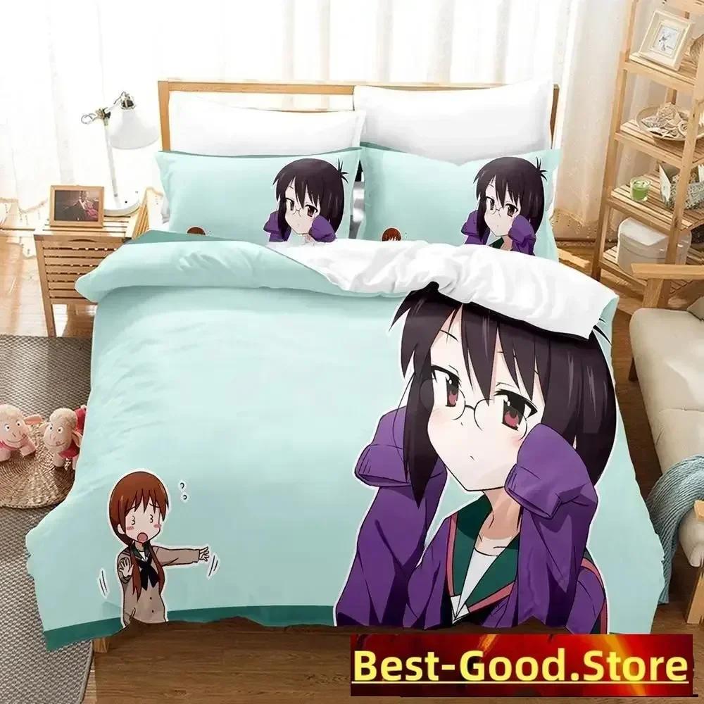 Anime A Channel Bedding Set Printed Bed Set With Pillowcase Duvet Cover Soft Queen King Size Bedclothes Home Adult Kid Bedroom